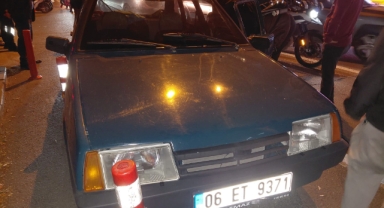 Arıza yapan aracından inen adama otobüs çarptı