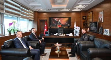 Bulancak Kaymakamı Tuncer ve Başsavcı Koloğlu’ndan Müdür Akbaş’a Ziyaret