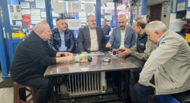 Bulancak Sanayi Sitesi'nde Esnafla Çay Sohbeti Buluşması