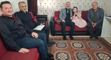 Bulancak’ta Evde Eğitim Öğrencisine Destek Ziyareti