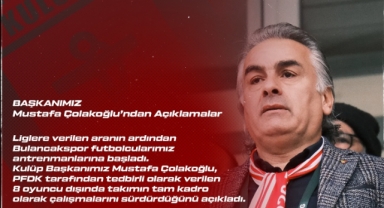 Bulancakspor’da Antrenmanlar Yeniden Başladı: Başkan Çolakoğlu’ndan Önemli Açıklamalar