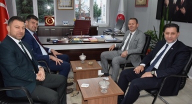 Cezaevi Müdürlerinden Espiye Müftüsü Özgül’e Hayırlı Olsun Ziyareti