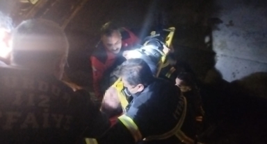 Dengesini Kaybetti, Kanala Düştü, İtfaiye Yetişti!