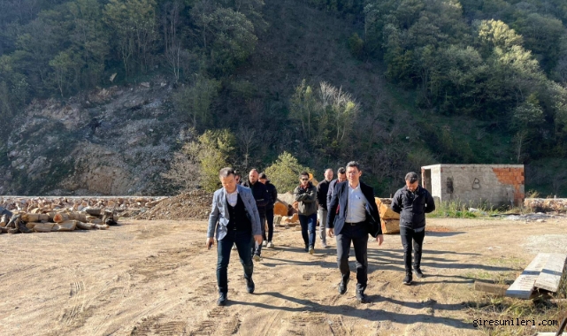 Doğankent Ekonomisine Güç Katacak Proje İçin Sahada İnceleme