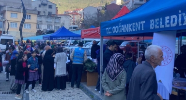 Doğankent'te Gazze için kermes düzenlendi