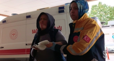 Elleri merdaneli ütüye sıkışan kadın yaralandı