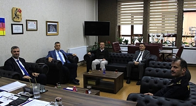 Emniyet Müdürü Akbaş'tan İl Sağlık Müdürü Aksoy'a ziyaret