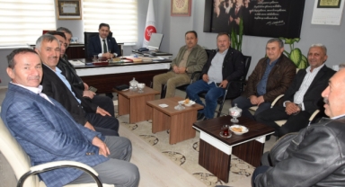 Espiye Muhtarlarından İlçe Müftüsü Haki Özgül’e Tebrik Ziyareti 