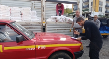 Eynesil Ziraat Odasından Çiftçilere Tarım Kireci Desteği