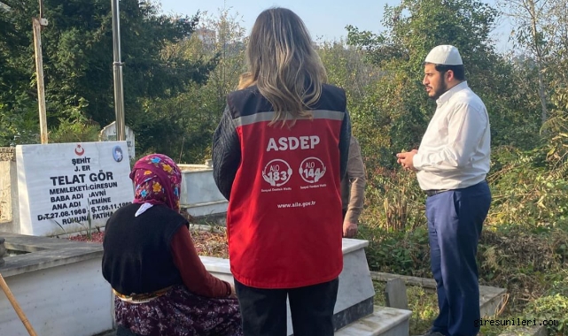 Giresun Aile ve Sosyal Hizmetler İl Müdürlüğü’nden Şehit Ailelerine Anlamlı Ziyaret