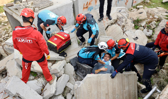 Giresun'da 6.1 Büyüklüğünde Deprem Senaryosu ile TAMP Tatbikatı Düzenlendi