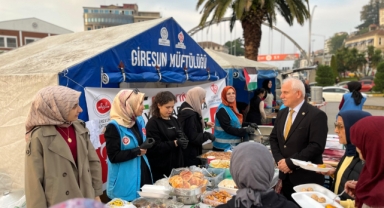 Giresun’da Gazze’ye Destek Seferberliği: Elmas’tan Hayır Çarşısına Ziyaret