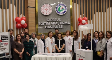 Giresun Eğitim ve Araştırma Hastanesi'nden Organ Bağışı Farkındalığı