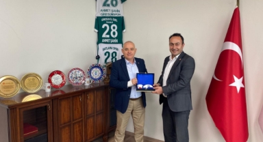 Giresun İl Genel Meclis Başkanı Şahin’e nezaket ziyareti
