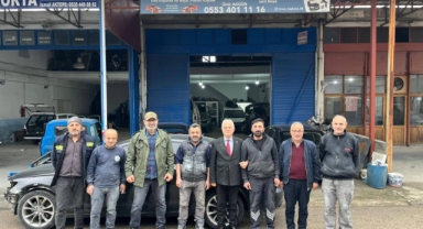 Giresun Milletvekili Elmas Bulancak Sanayi Sitesi’nde Esnafla Buluştu