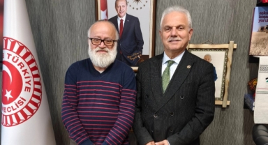 Giresun Milletvekili Elmas, TBMM’de Misafirlerini Ağırladı