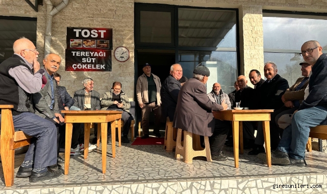 Giresun Milletvekili Temür, Osmaniye Köyü’nde Vatandaşlarla Bir Araya Geldi