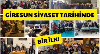 Giresun Siyaset Tarihinde Bir İlk: AK Parti Teşkilatından Eş Zamanlı Buluşma!