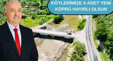 Giresun'a 62 Milyon TL Değerinde 4 Yeni Köprü
