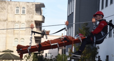 Giresun Üniversitesi MYO Öğrencilerinden Gerçeğini Aratmayan Kurtarma Tatbikatı