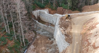 Güce’de Taşkın Riskini Azaltacak Projede Çalışmalar Sürüyor