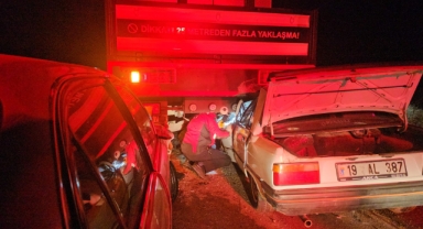 İki otomobilin vince çarpması sonucu 1 kişi öldü, 1 kişi yaralandı