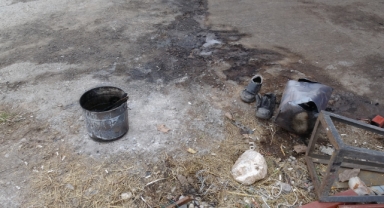 Isınmak için ateşe tiner döken 2 öğrenci yaralandı!