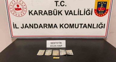 Karabük'te 47 adet uyuşturucu hap ele geçirildi