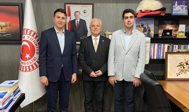 Kaymakam Haydaroğlu ve Kaymakam Güneyli’den Milletvekili Elmas'a Ziyaret