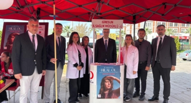 Kızılay Haftası Etkinliklerine Giresun İl Sağlık Müdürlüğü’nden Anlamlı Ziyaret