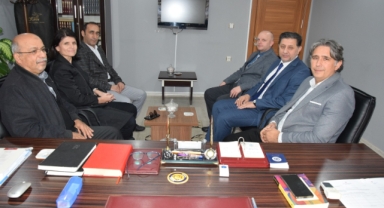 Kurum Müdürlerinden Espiye İlçe Müftüsü Özgül’e Hayırlı Olsun Ziyareti