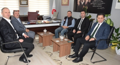 Kurum Müdürlerinden Espiye Müftüsü Haki Özgül’e Hayırlı Olsun Ziyareti