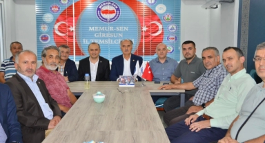 Memur-Sen Giresun Şubesi’nden Cemal Öztürk’e Acil Şifa Dileği