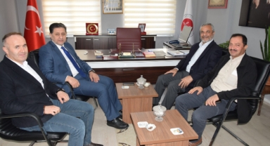 Meslektaşlarından Espiye Müftüsü Haki Özgül’e Hayırlı Olsun Ziyareti