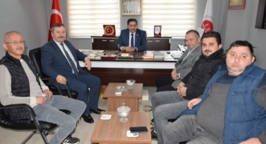 MHP Espiye İlçe Teşkilatından Müftü Haki Özgül’e Hayırlı Olsun Ziyareti