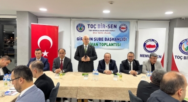 Milletvekili Elmas, Giresun Toç Bir-Sen İl Divan Toplantısına Katıldı