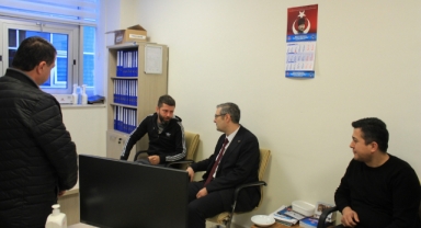 Müdür Aksoy, Ağız ve Diş Sağlığı Merkezinde İncelemelerde Bulundu