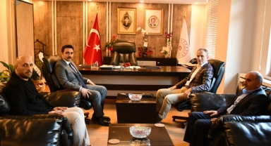 Müdür Ergün'den Yağlıdere Kaymakamı Büyükserin'e Hayırlı Olsun Ziyareti