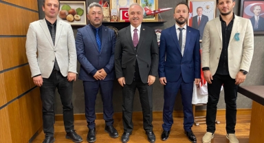 Mühendis Teksen Konfederasyonu Yetkilileri, Giresun Milletvekili Temür’ü Ziyaret Etti