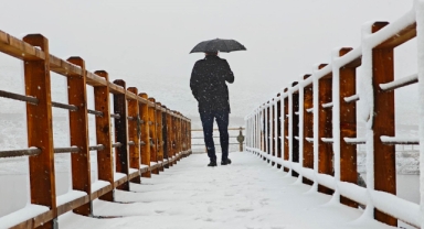 O Kentin Yüksekleri Beyaza Büründü
