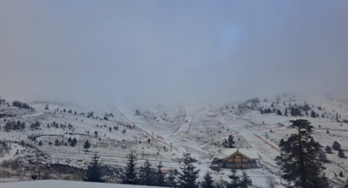 O Kentin Yüksekleri Beyaza Büründü