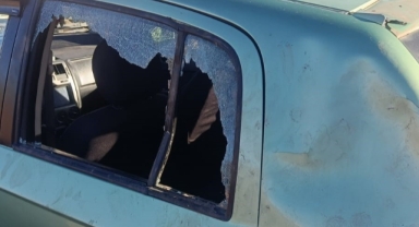 O Kentte Ayı Park Halindeki Araca Böyle Saldırdı