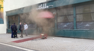 Otelde yangın paniği: 152 kişi tahliye edildi