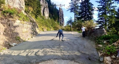 Özel İdare Hız Kesmiyor! Tirebolu Yaylalarına Konforlu Ulaşım