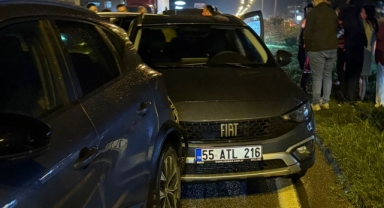 Samsun'da zincirleme trafik kazasında 4 kişi yaralandı