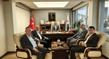 Samsun Ziraat Odası Başkanlarından Giresun İl Tarım ve Orman Müdürlüğü'ne Ziyaret