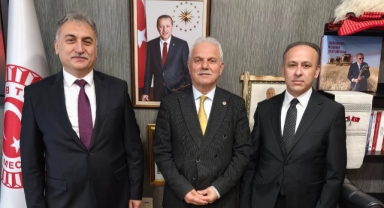 SGK Daire Başkanlarından Giresun Milletvekili Elmas’a Ziyaret