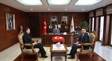 Trabzon Kaymakamlarından Giresun Valisi Serdengeçti’ye Nezaket Ziyareti