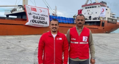 Türk Kızılay’ın İyilik Gemisi El-Ariş Limanı’na Ulaştı