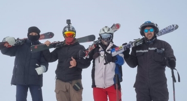 Türkiye'de Kayak İçin Saklı Bir Cennet! Eğribel Geçidi'nde Sezonun İlk Kayak Heyecanı